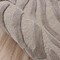 Homeroots 3 ft. Round Taupe Zebra Pattern Area Rug 395614 - alternate 2